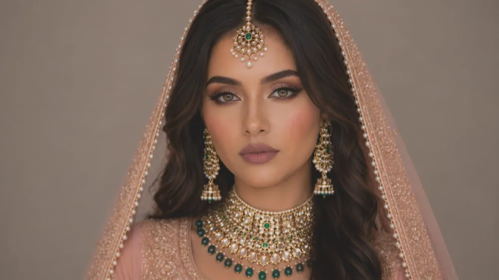 Bridal makeup look